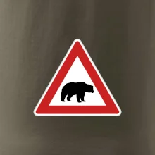 Dopravná značka - Pozor ľadový medveď