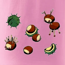 Gaštanové zvieratká - obdĺžnik