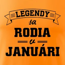 Legendy sa rodia v januári