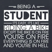 Being a student - bike