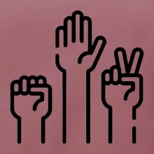 Kameň nožnice papier ikony