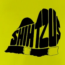 Shih-tzu - nápis v tele