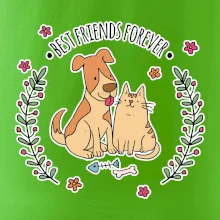 Mačka a pes best friends