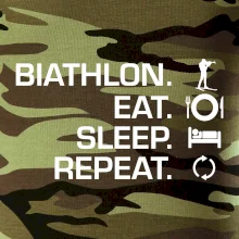 Biathlon Eat Sleep Repeat