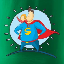 Táta superman - dievča Táta superman - dievča