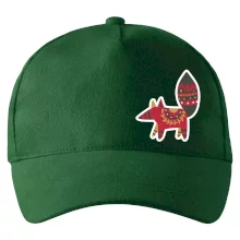 Folklór na prsníku líška