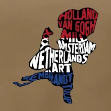 Mapy - názvy miest - Holandsko