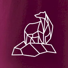 Geometria ľadový medveď na ľade