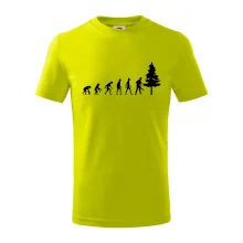 Evolúcia drevorubač - píla a strom