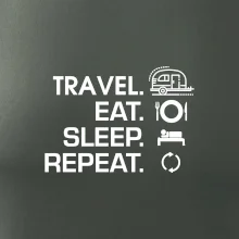 Eat sleep travel - Malý príves