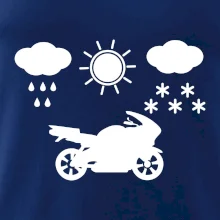Motorkář za každého počasí - silnice
