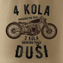 4 kolesá vs 2 kolesá