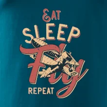 Eat Sleep Fly Repeat letadlo