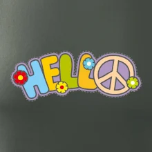 Hello hippie symbol