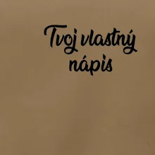 Tvoj vlastný nápis písací - na prsníku