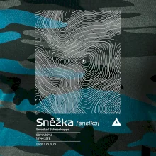 Snežka - vrstevnice v obdĺžniku