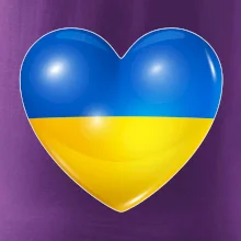 Ukrajina srdce vlajka