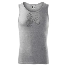 Tenisová raketa jedným ťahom Tenisová raketa jedným ťahom