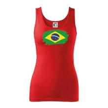 Brazília vlajka štetkou