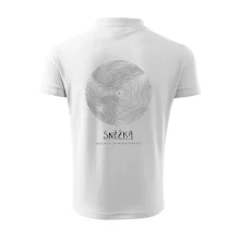 Sněžka - vrstevnice v kruhu