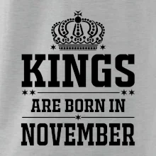 Kings are born in November