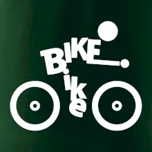 Bike nápis postava Bike nápis postava