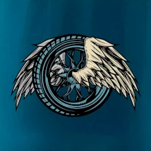 Moto koleso s krídlami