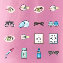 Očný lekár ikony