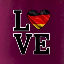 Love Nemecká vlajka