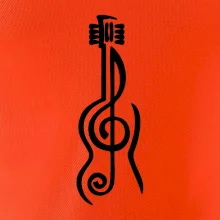 Husľový kľúč gitara