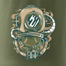 Starý potápačský skafander