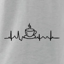 EKG hrnček kávy