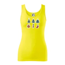 Vianočná sada - stromčeky a darčeky