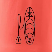 Paddleboard jedním tahem