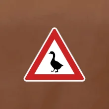 Dopravná značka - Pozor hus