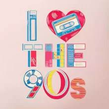 Aj love 90s - srdce a kazeta