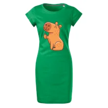 Kapybara s palcom hore Kapybara s palcom hore