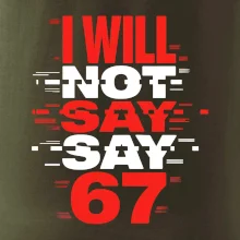 Červený - I Will Not Say SAY 67