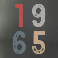 Vintage číslica 1965 Vintage číslica 1965