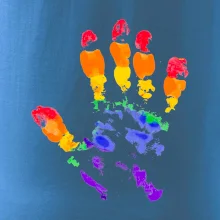 LGBT hand print