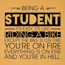 Being a student - bike