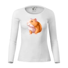 Morča - kreslené, bielo oranžové