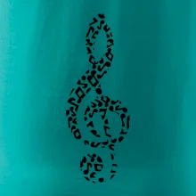 Husľový kľúč z nôt Husľový kľúč z nôt