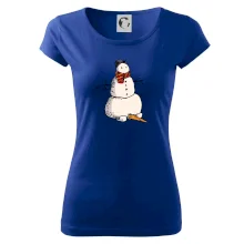 Snehuliak so spadnutým nosom