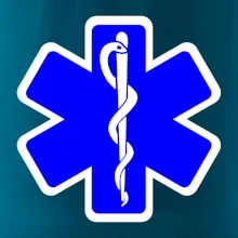 Rescue - Hviezda na prsníku + nápis na chrbte Rescue - Hviezda na prsníku + nápis na chrbte