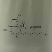 Molekulárna štruktúra CBD (Canabidiol)