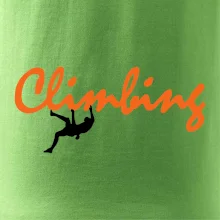 Climbing písací text