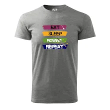 Eat sleep rowing repeat farebné Eat sleep rowing repeat farebné
