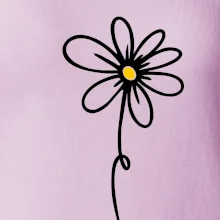 Kopretina - dole na výšku