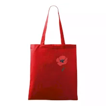 Vlčí mak kreslený na prsníku